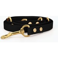 THE DOG IDEA Biothane Hundeleine Gold Schwarz von THE DOG IDEA