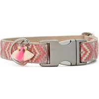 THE DOG IDEA Boho-Chic Halsband Coral L von THE DOG IDEA