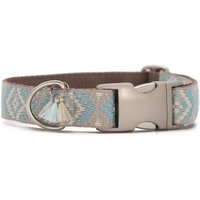 THE DOG IDEA Boho-Chic Halsband Sky M von THE DOG IDEA