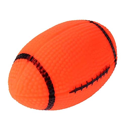 THREESS Ball Knochenform Hund Squeakers Sound Spielzeug für Hundewelpen Kauen Ball Spielzeug Haustier Kauen Spielzeug Zubehör, 07, M von THREESS