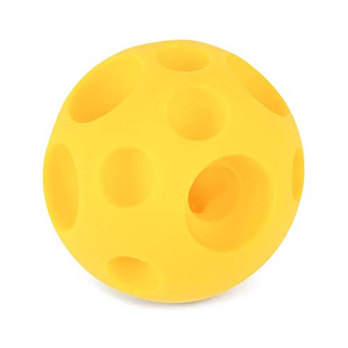 THREESS Hundespielball Interaktives Haustier Dental Kinderkrankheiten Training Spielzeug Gummiball Kauspender Leckagefutter Blau Rot 7,5 cm / 2,95 '', 6,1, von THREESS