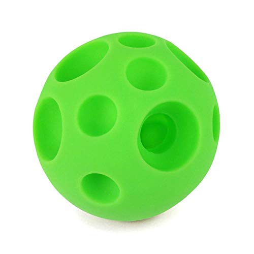 THREESS Hundespielball Interaktives Haustier Dental Kinderkrankheiten Training Spielzeug Gummiball Kauspender Leckagefutter Blau Rot 7,5 cm / 2,95 '', 7,1, von THREESS