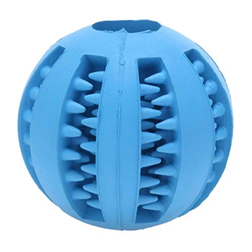 THREESS Hundespielzeug Pet Toy Balls Teddy Puppy Dekompression Stretch Gummiball Orange Pink Blau Kauen Dauerhafter Freigabedruck ungiftig, DL, M von THREESS