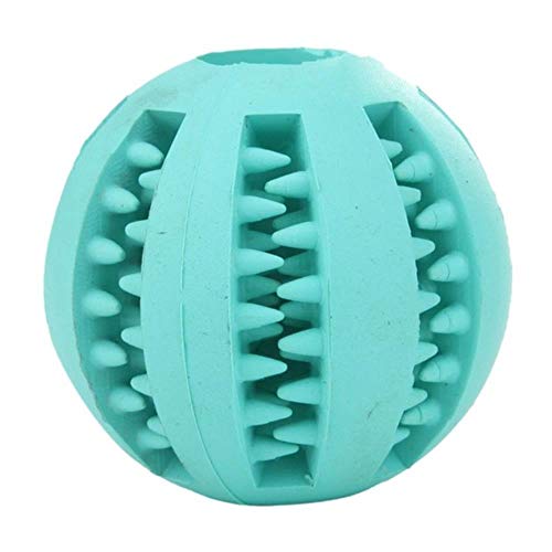 THREESS Hundespielzeug Pet Toy Balls Teddy Puppy Dekompression Stretch Gummiball Orange Pink Blau Kauen Dauerhafter Freigabedruck ungiftig, QL, M von THREESS