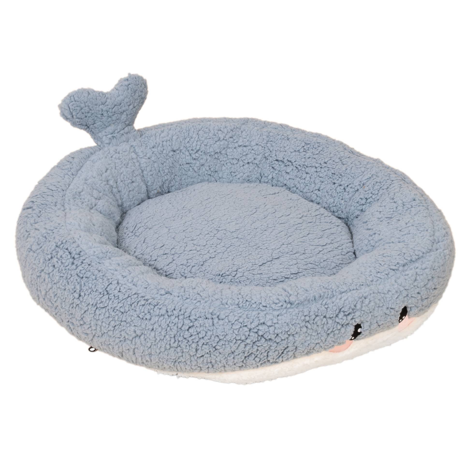 TIAKI Haustierbett Teddy Whale - Größe M: Ø 60 x H 15 cm TIAKI Haustierbett Teddy Whale - Größe M: Ø 60 x H 15 cm von TIAKI