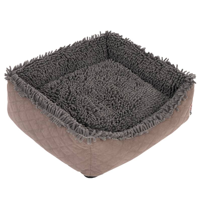 TIAKI Hundebett Chenille - L 65 x B 60 x H 18 cm von TIAKI