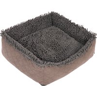 TIAKI Hundebett Chenille - L 85 x B 80 x H 22 cm von TIAKI