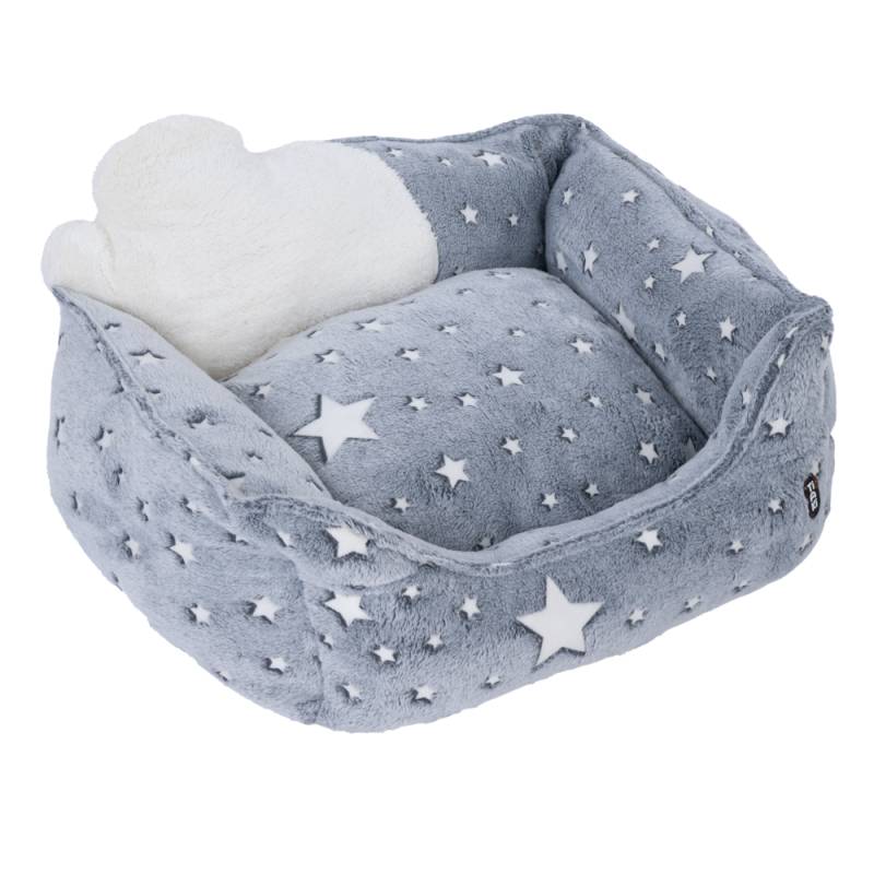 TIAKI Hundebett Glowing Stars - L 50 x B 40 x H 23 cm von TIAKI