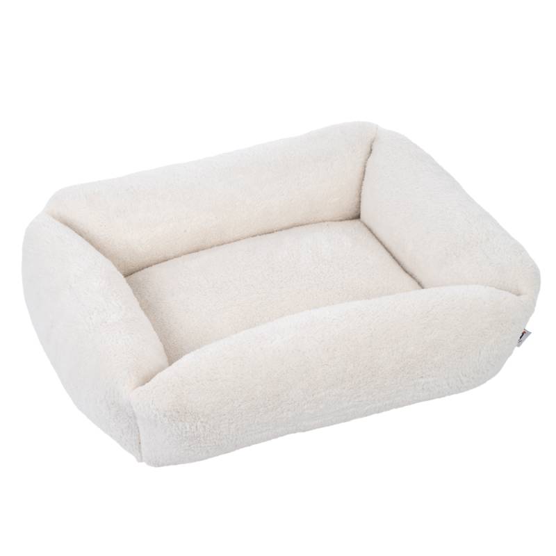 TIAKI Hundebett Lazy Bear, ecru - Größe L: L 100 x B 80 x H 20 cm von TIAKI