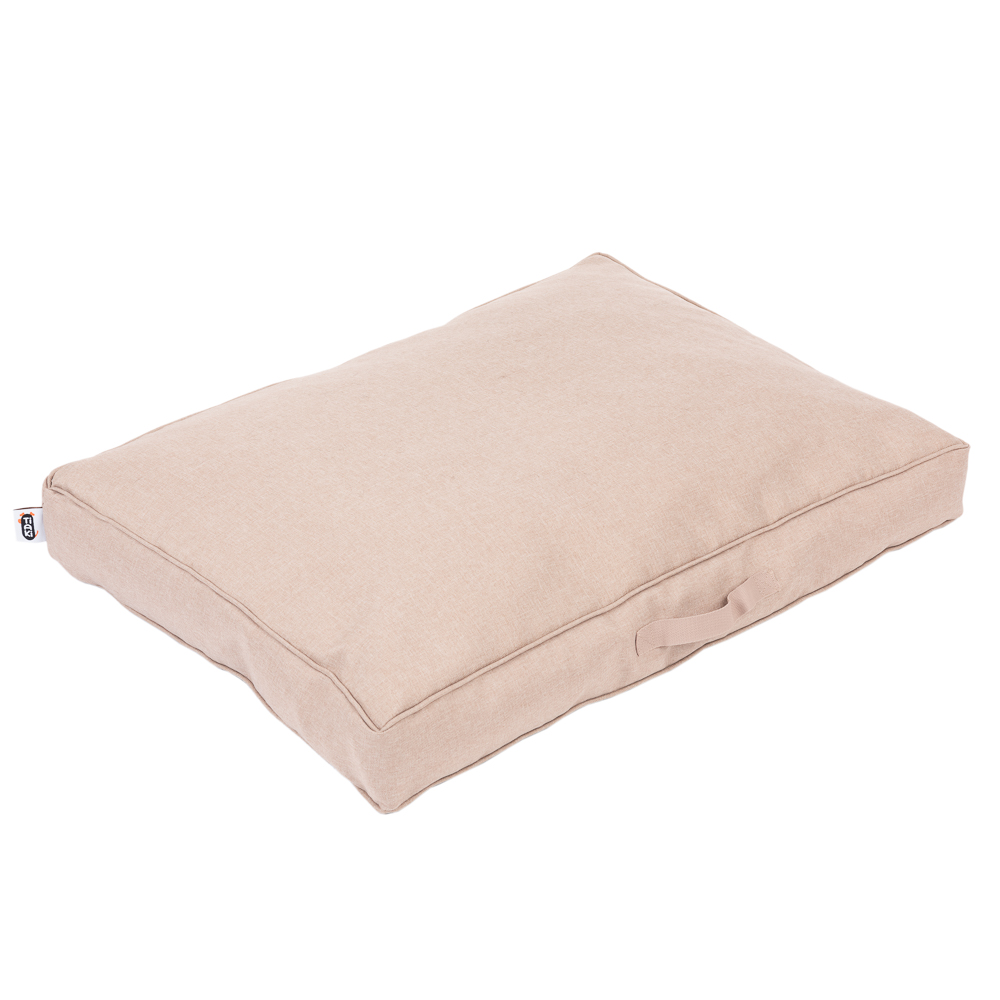 TIAKI Hundematratze Memory Foam, beige - Größe S: L 80 x B 60 x H 17 cm von TIAKI