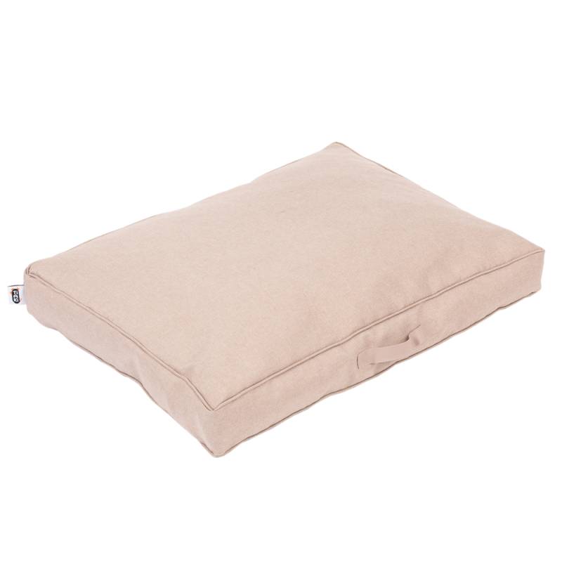 TIAKI Hundematratze Memory Foam, beige - Größe L: L 120 x B 90 x H 19 cm von TIAKI