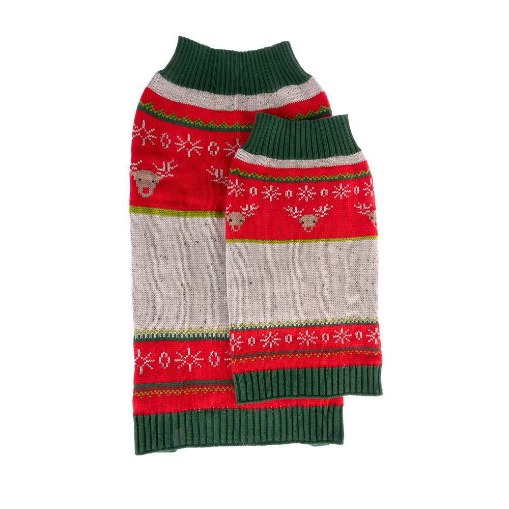TIAKI Hundepullover Rentier Dreifarbig - Gr. XL: ca. 45 cm Rückenlänge TIAKI Hundepullover Rentier Dreifarbig - Gr. XL: ca. 45 cm Rückenlänge von TIAKI