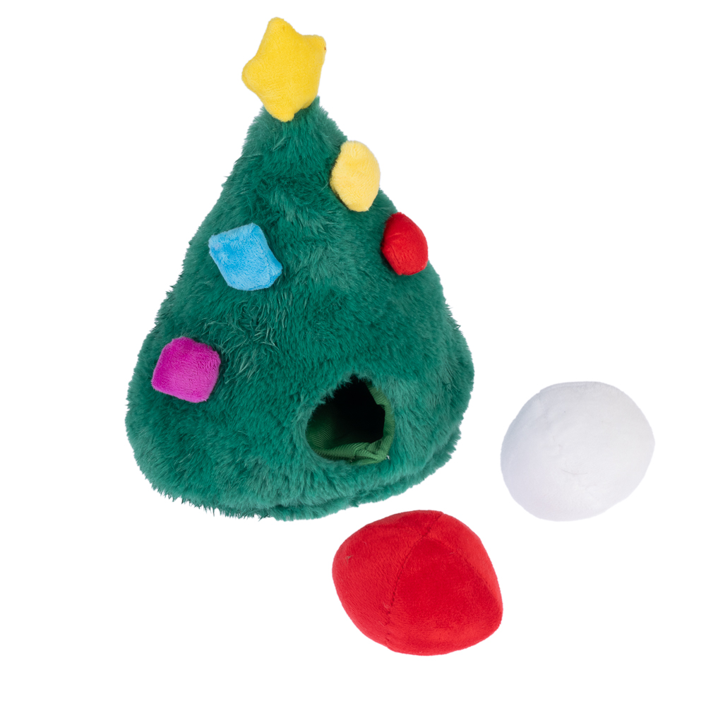 TIAKI Hundespielzeug Geschenkebaum - ca. L 20 x B 12 x H 22,5 cm TIAKI Hundespielzeug Geschenkebaum - ca. L 20 x B 12 x H 22,5 cm von TIAKI