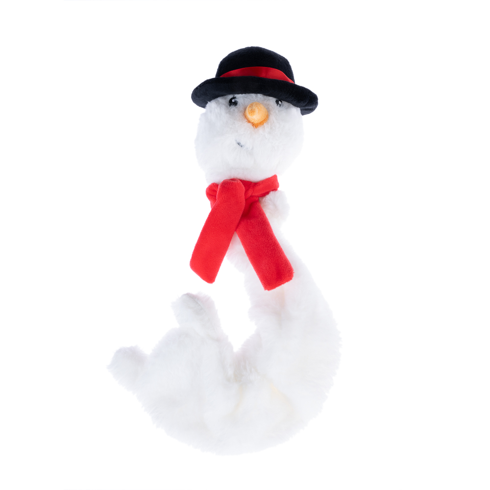 TIAKI Hundespielzeug Schneemann mit Bungee Körper zum Sonderpreis! - L 36 x Ø 10 cm von TIAKI