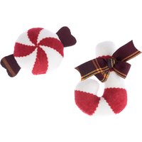 TIAKI Katzenspielzeug Christmas Candy mit Katzenminze - 2 Stück (ca. 8,5 cm) von TIAKI