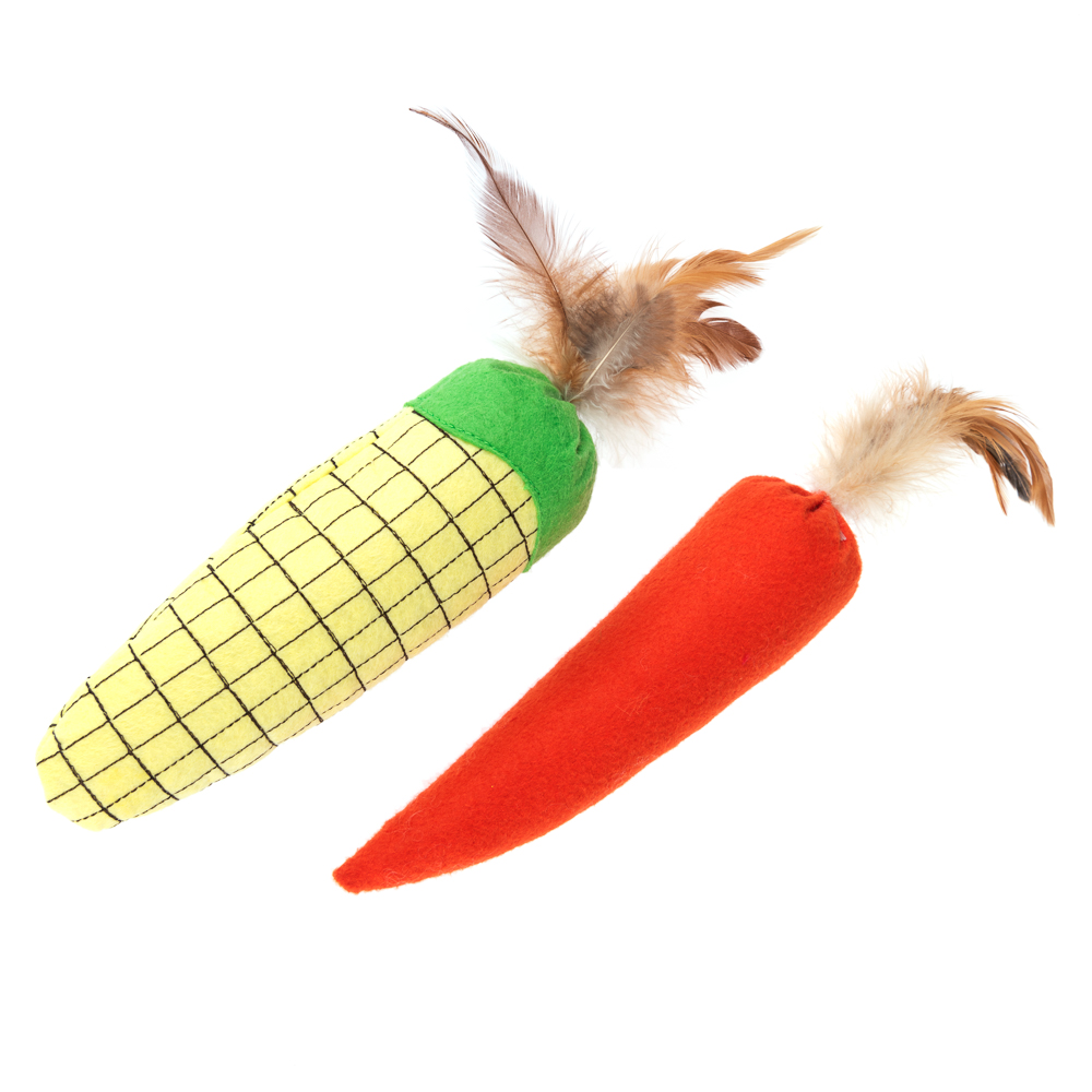 TIAKI Katzenspielzeug Set Veggies mit Katzenminze - 2er Set TIAKI Katzenspielzeug Set Veggies mit Katzenminze - 2er Set von TIAKI