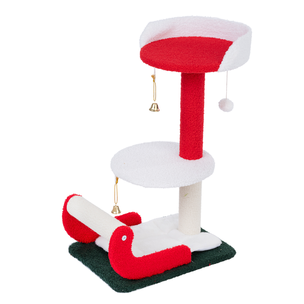 TIAKI Kratzbaum Weihnachtsschlitten - rot, weiß, grün TIAKI Kratzbaum Weihnachtsschlitten - rot, weiß, grün von TIAKI