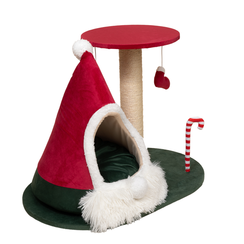 TIAKI Kratzbaum mit Weihnachts-Tipi - rot TIAKI Kratzbaum mit Weihnachts-Tipi - rot von TIAKI