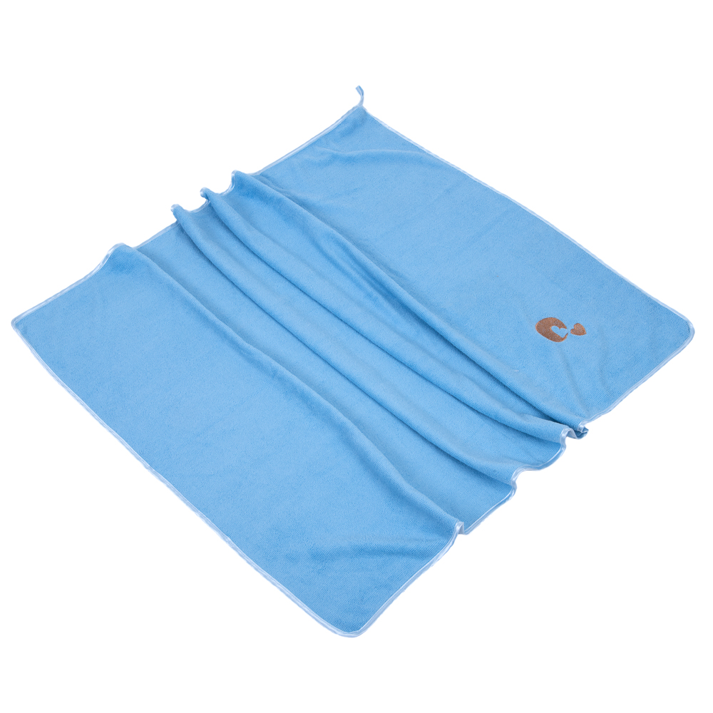 TIAKI Mikrofasertuch Quick-Dry - L 100 x B 70 cm, blau von TIAKI