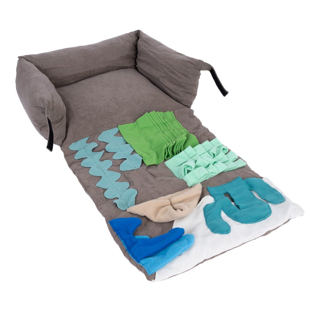 TIAKI Playground Hundebett Mink - L 50 x B 40 x H 17 cm von TIAKI