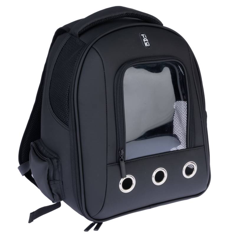 TIAKI Rucksack für Haustiere mit Fenster - L 42 x B 26 x H 35 cm von TIAKI