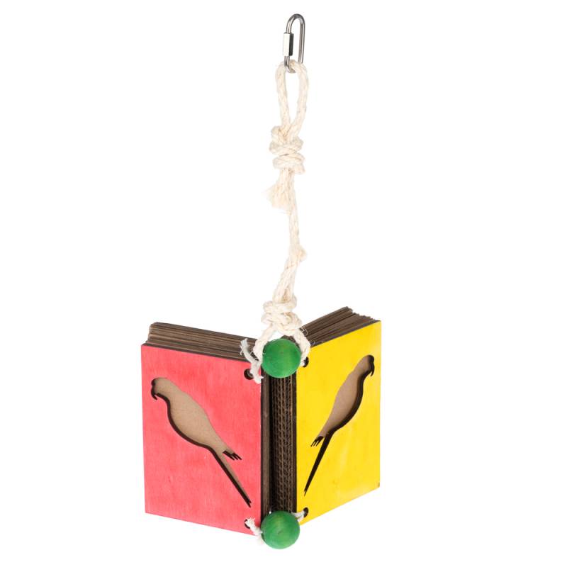 TIAKI Schredderspielzeug Hanging Book - ca. B 18 x H 41 cm von TIAKI