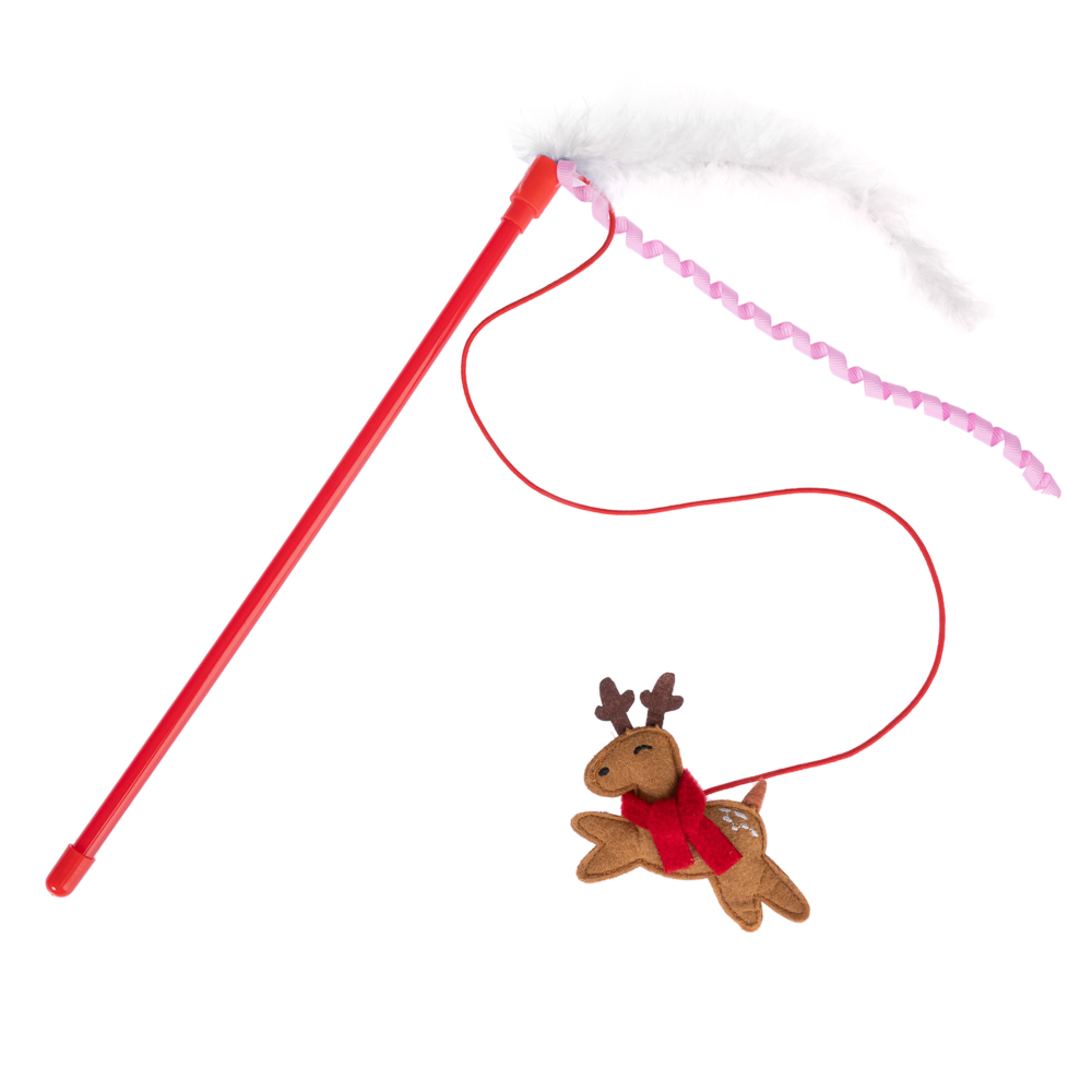 TIAKI Spielangel Rentier mit Federn - 1 Stück TIAKI Spielangel Rentier mit Federn - 1 Stück von TIAKI