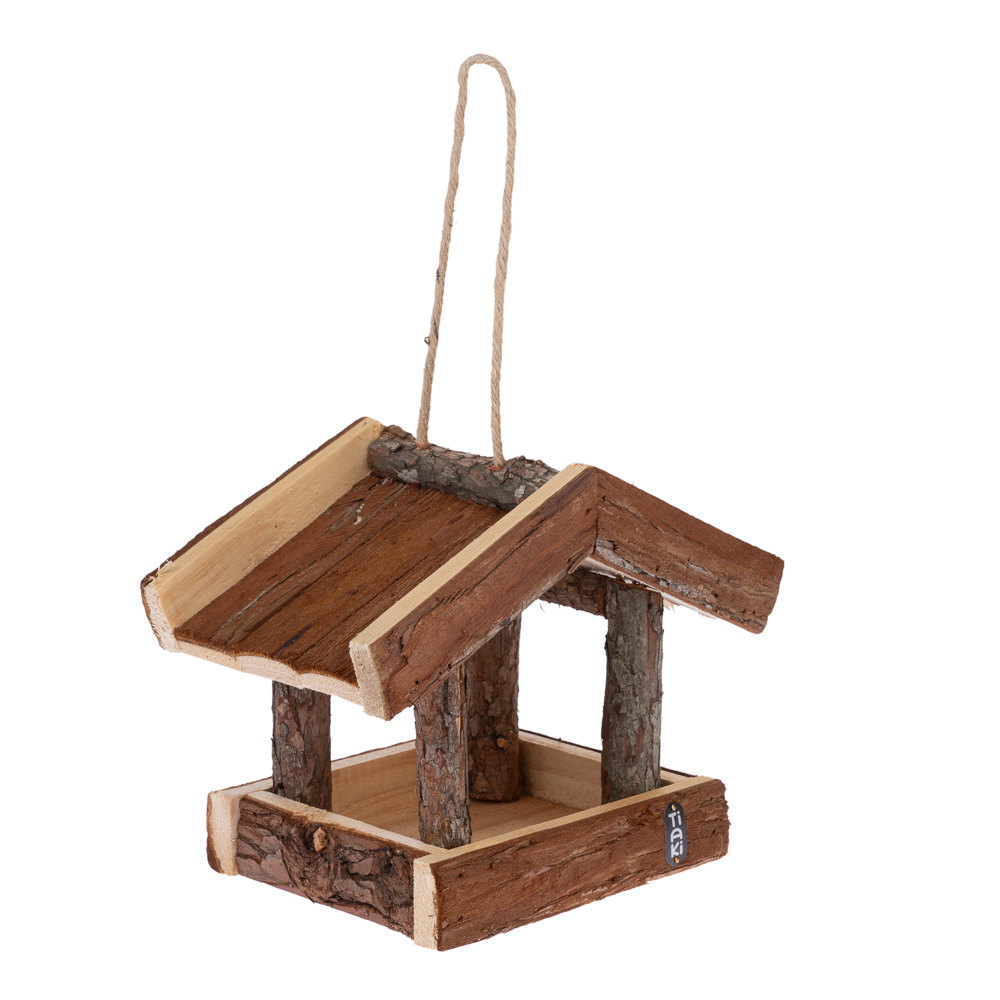 TIAKI Vogelhaus Nature - ca. L 21,5 x B 13,5 x H 17,5 cm von TIAKI