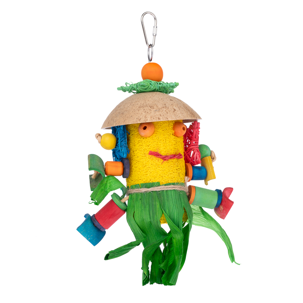 TIAKI Vogelspielzeug Luffa-Männchen - ca. L 30 x B 16 x H 10 cm TIAKI Vogelspielzeug Luffa-Männchen - ca. L 30 x B 16 x H 10 cm von TIAKI