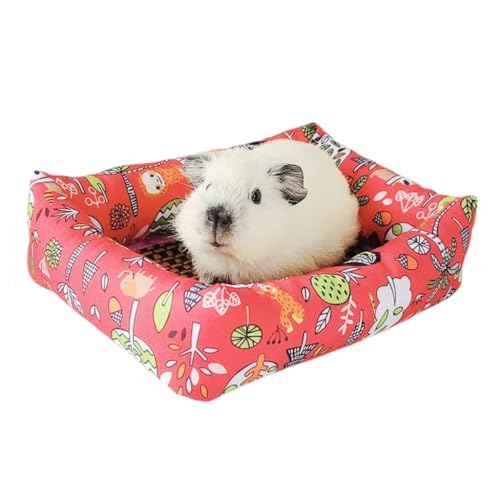 TIANQUXNGI Natürliche weiche Schlafmatte, weiches Kissen, Spielzeug für Kleintiere, Mausbett, Hamster, Kaninchen, Kissen, Käfigkissen von TIANQUXNGI