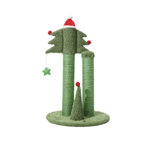 TIANYIA Cat Condo Kleiner Kratzbaum, Kreativität Katzenturm für Indoor Kittens, Katzenmöbel mit Kratzstämmen zum Spielen, Möbel schützen Geschenke von TIANYIA