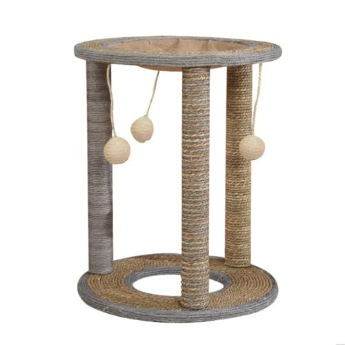 TIANYIA Verbesserter kreativer Kratzbaum, Simplicity Indoor-Katzenmöbel, multifunktionaler Katzenturm für große Katze, universell für Spielausruhe, Aktivitätsbaum von TIANYIA