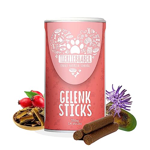 TIERLIEBHABER - Gelenk Sticks für Hunde I MSM, Grünlippmuschel, Weidenrinde, Teufelskralle UVM. I Leckerer Geschmack in Stickform (350g). von TIERLIEBHABER