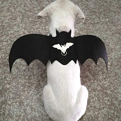 Hunde-Halloween-Kostüm, Fledermausflügel, Haustier-Fledermausflügel, Katze, Hund, Fledermauskostüm für Kleine, Mittelgroße und Große Hunde, Katzen, Welpen, Hundeflügel, Katzen- von TIKATARER