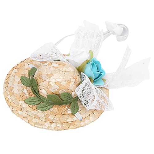 Hundehut, Hundehüte, Hunde-Propellerhut, Haustier-Sonnenkappe mit Blumen, Mini-Strohhut, Lustige Mexikanische Sombrero-Mütze, Partydekorationen für Kleine und Mittelgroße Welpen, von TIKATARER