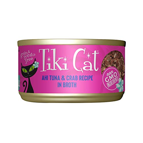 Tiki Cat Hana Grill Ahi Tuna with Crab Cat Food 2.8oz 12 Count von TIKI PETS