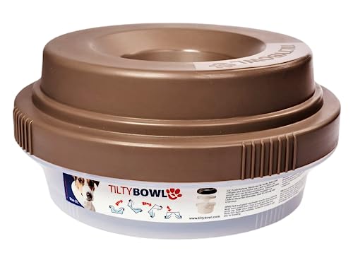 Trinknapf für Hunde Tilty Bowl Größe XL (Crema) von TILTYBowl