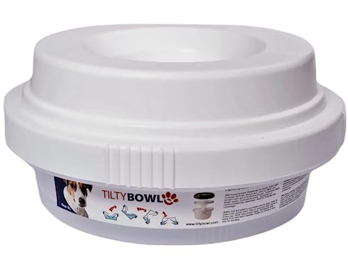 Trinknapf für Hunde Tilty Bowl Größe XL (lichtgrau) von TILTYBowl