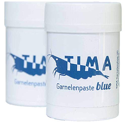 TIMA Garnelenshop® Garnelenfutter I Garnelenpaste I Futter für Garnelen I Blue-Serie I Förderung Additive I Mineral-Boost I Premium Nährstoffe I Made in Germany I gegen Mangelerscheinungen I 35g von TIMA