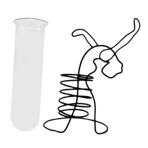 1 Set Eisenbehälter Töpfe Für Zimmerpflanzen Vase Heimdekoration Knospenröhre Heimeinrichtung Pflanzenbehälter Kreativer Pflanzentopf Hydrokultur Pflanzentopf Glas TINEASUR von TINEASUR