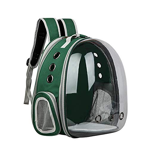 Haustier Hunde Katzen Rucksack Raumkapsel Erweiterbarer Tragbar Transportrucksack Transporttasche Atmungsaktive Kapsel Rucksack ideal für Katzen Kleine Hunde Haustiere Wandern Reisen im Freien von TIXBYGO