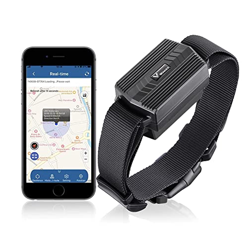 TKMARS GPS Tracker Halsband Hunde für Jagdhunde Kuh Schafe 3000mAh IP66 Wasserdichter Farm Pet Tracker Großes Tierhalsband mit kostenloser APP ohne Abonnement von TKMARS