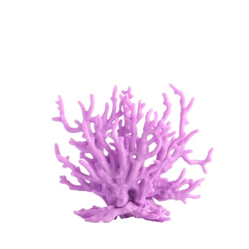 Aquarium Aquascape Simulation Korallen Harz Gefälschte Korallen Geeignet for Aquarium Ornamente Unterwasser(PURPLE) von TMAOZW