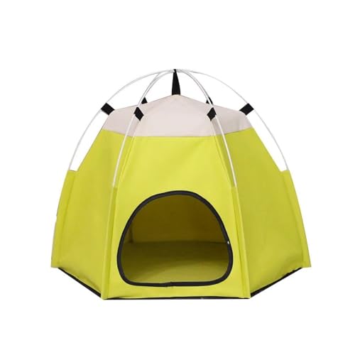 Heimtierbedarf Katzenhütte Welpenhaus Sonnenschutz for den Außenbereich Atmungsaktives Faltbares Zelt Geeignet for Katzen und Hunde Spielen Ausruhen Mittagspause(Image Color-11) von TMAOZW