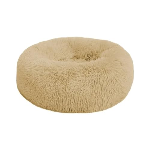 TMAOZW Katzenhütte Hundehütte Katzenbedarf Haustierhütte Hundematte Heimtierbedarf Geeignet for Hauskatzen Waschbar Kleiner Hund(Apricot Color,40cm) von TMAOZW