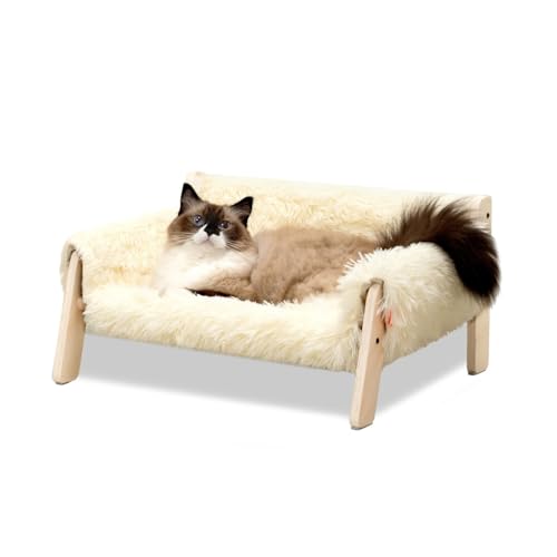 TMAOZW Katzenbett, stabiles, Flauschiges Katzensofa, Hundebetten, Katzen und kleine Hunde, Haustiermöbel, geeignet for Betten, for Hauskatzen, kleines Hundebett, waschbar(QM068) von TMAOZW