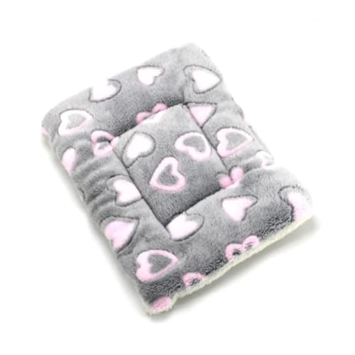 TMAOZW Verdicktes weiches Fleece-Pad for Haustiere, Haustierdecke, Bettmatte, warme Schlafdecke, Kissen, geeignet for Hauskatzen, waschbar, for kleine Hunde(3,30x40cm) von TMAOZW