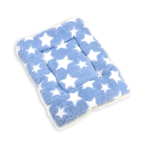 TMAOZW Verdicktes weiches Fleece-Pad for Haustiere, Haustierdecke, Bettmatte, warme Schlafdecke, Kissen, geeignet for Hauskatzen, waschbar, for kleine Hunde(8,50x70cm) von TMAOZW