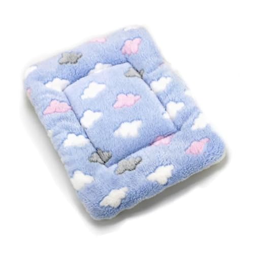 TMAOZW Verdicktes weiches Fleece-Pad for Haustiere, Haustierdecke, Bettmatte, warme Schlafdecke, Kissen, geeignet for Hauskatzen, waschbar, for kleine Hunde(9,40x60cm) von TMAOZW