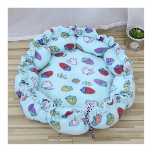 TMAOZW Weiches Katzenbett, Flauschiges, verstellbares Katzenkissen, rund, warm, leicht, for Haustiere, Hundebett, geeignet for Ausruhen und Entspannen im Freien(18,L 50CM) von TMAOZW